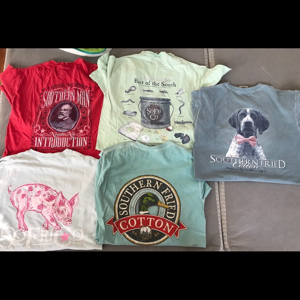 Southern fried cotton shirts